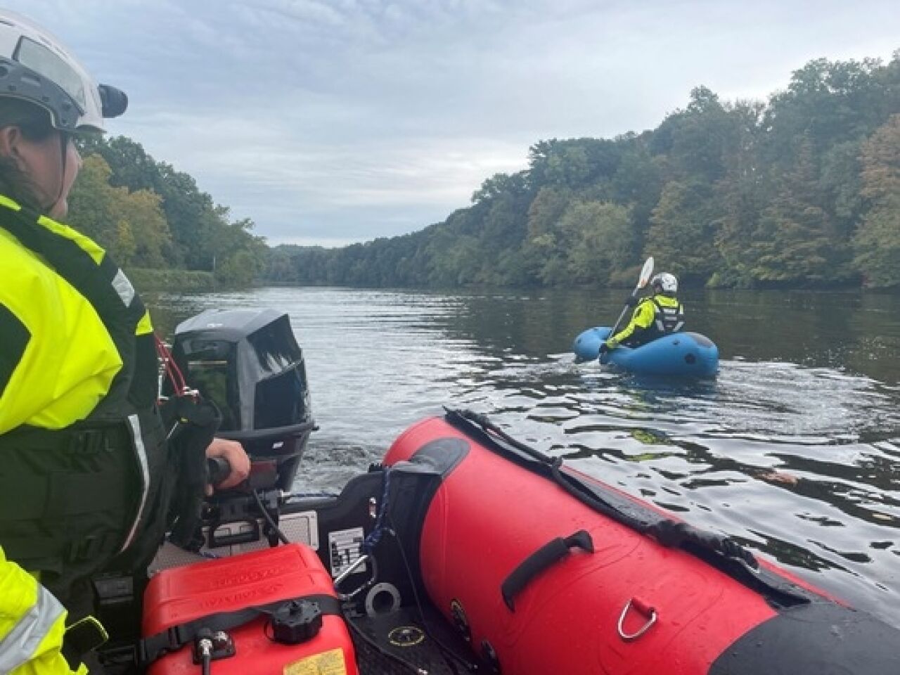 Swift Water Training on the Rondout