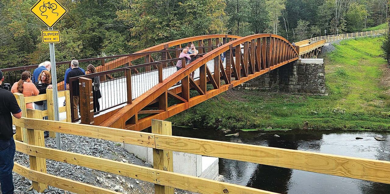 O&amp;W Rail Trail debuts Neversink bridge
